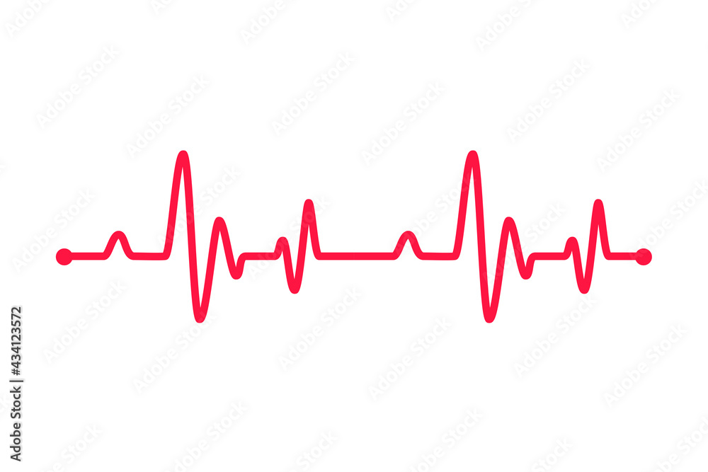 Heartbeat graph vector set Concept of helping patients and exercising for health. Heartbeat graph vector set Concept of helping patients and exercising for health.
