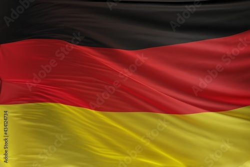 Abstract German Flag 3D Render  3D Artwork 