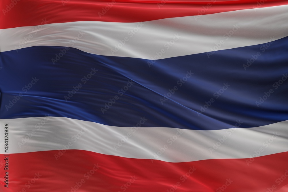 Abstract Thailand Flag 3D Render (3D Artwork) Abstract Thailand Flag 3D Render (3D Artwork)