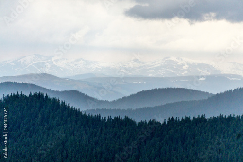 Fototapeta Naklejka Na Ścianę i Meble -  Maramures mountains in the May