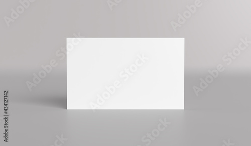 Blank white bussiness cards for Mockup.3D rendering.  © Mr.PJ