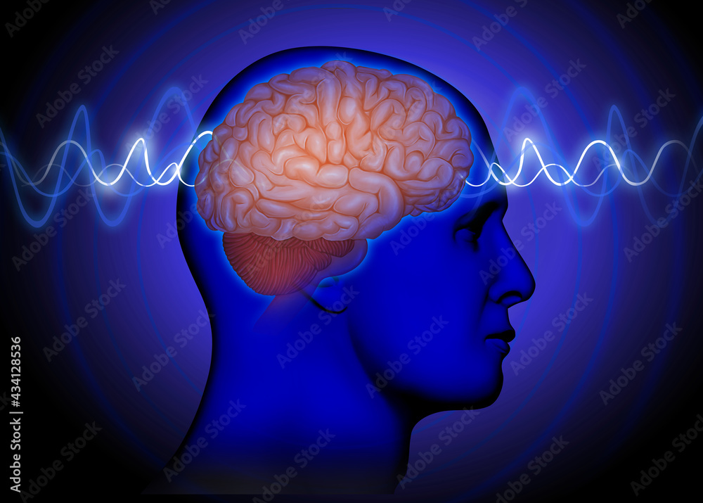 Obraz premium Brain waves