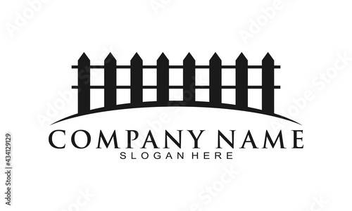 Elegant fence logo