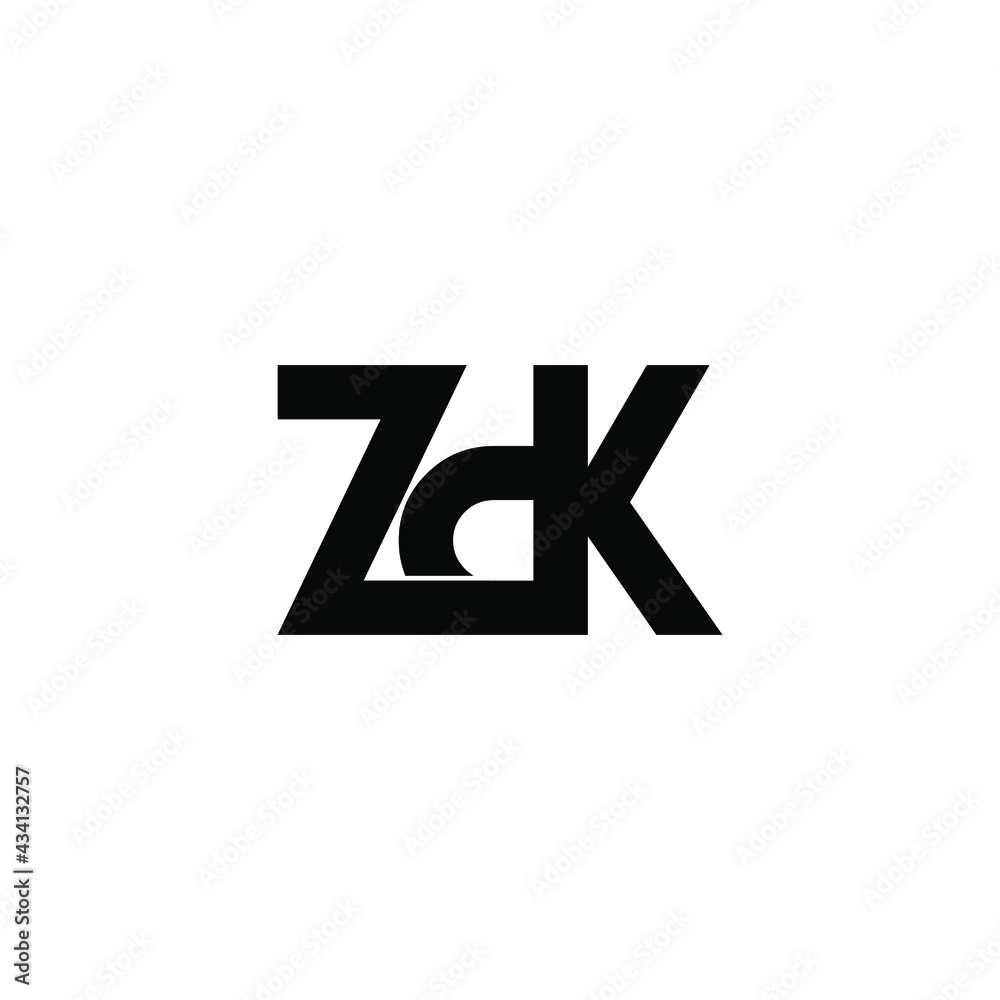 zdk letter original monogram logo design zdk letter original monogram logo design