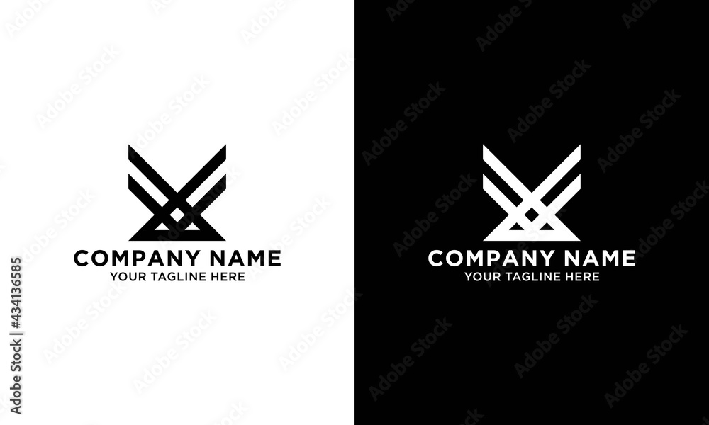 Abstract triangle logo symbol or icon template