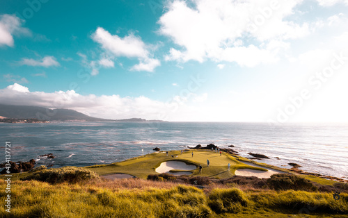 coastline golf course in California