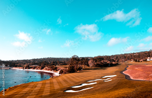 coastline golf course in California