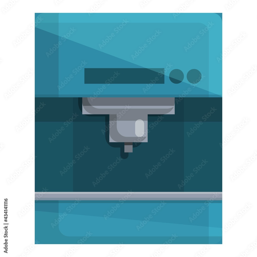 Simple coffee machine icon. Cartoon of Simple coffee machine vector icon for web design isolated on white background Simple coffee machine icon. Cartoon of Simple coffee machine vector icon for web design isolated on white background