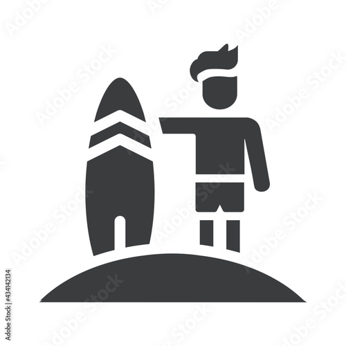 man with a surfboard