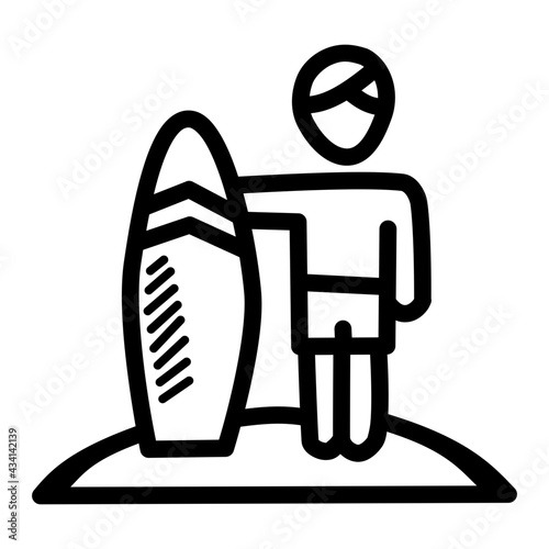 man with a surfboard
