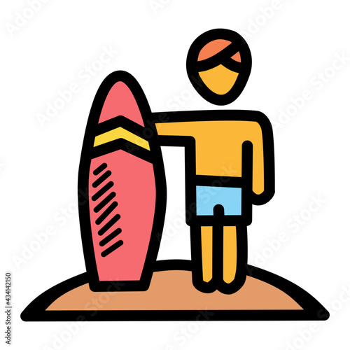 man with a surfboard