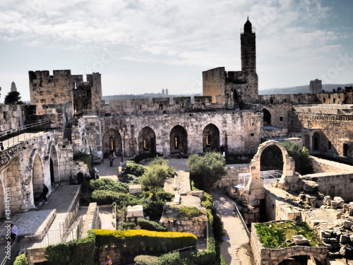 Vue des remparts de Jérusalem