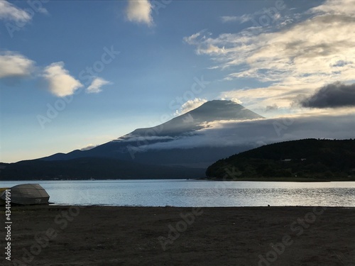 lake and mountains