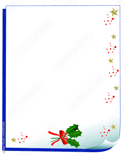 carte de Noël nouvel an