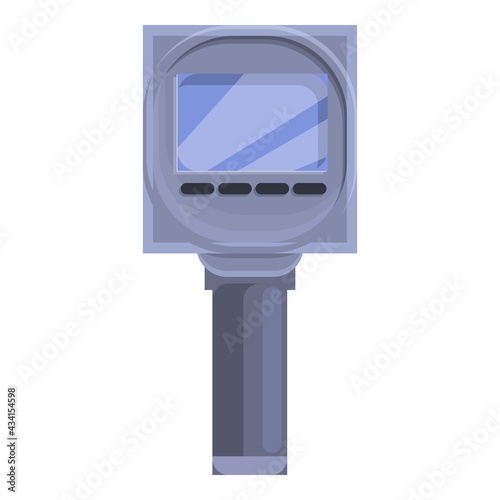 Speed radar camera icon. Cartoon of Speed radar camera vector icon for web design isolated on white background