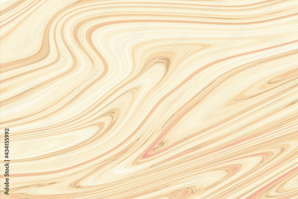 Abstract liquid marble or agate stone pattern with beige color background.