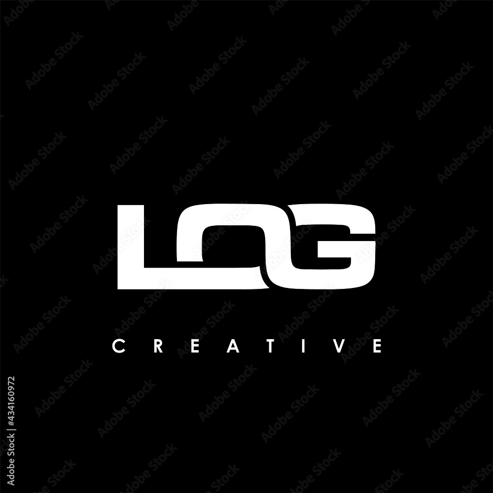LOG Letter Initial Logo Design Template Vector Illustration LOG Letter Initial Logo Design Template Vector Illustration
