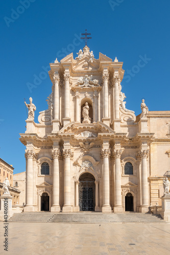 The Duomo Cathedral of Ortigia in Syracuse, Sicily, Italy © Mazur Travel