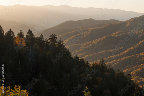 Mountain Landscape with cloudy sky