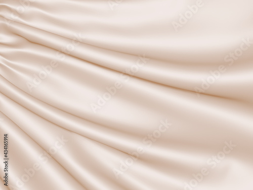 光沢のあるドレープ　布