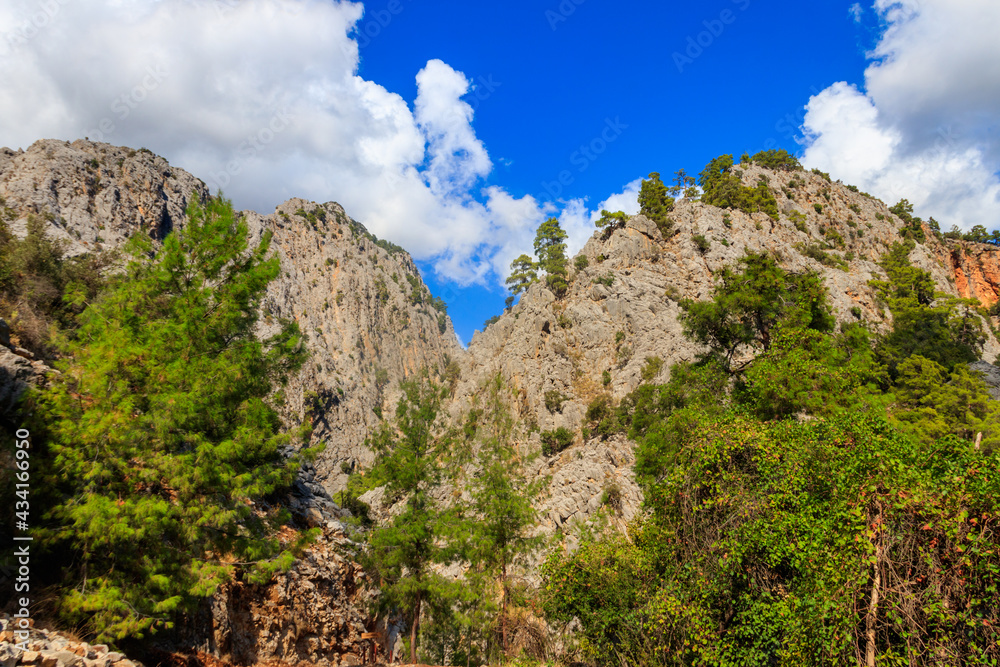Fototapeta premium View of the Taurus mountains in Antalya province, Turkey