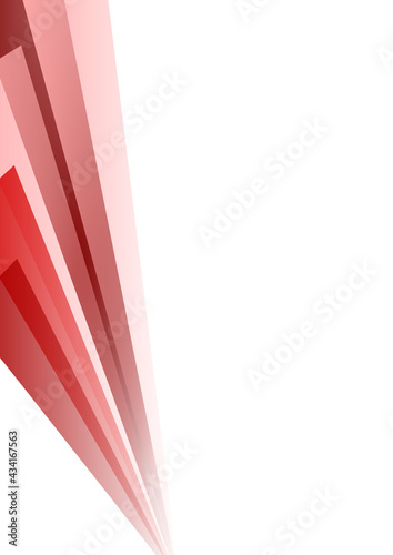 abstract red background with lines and copy space for text