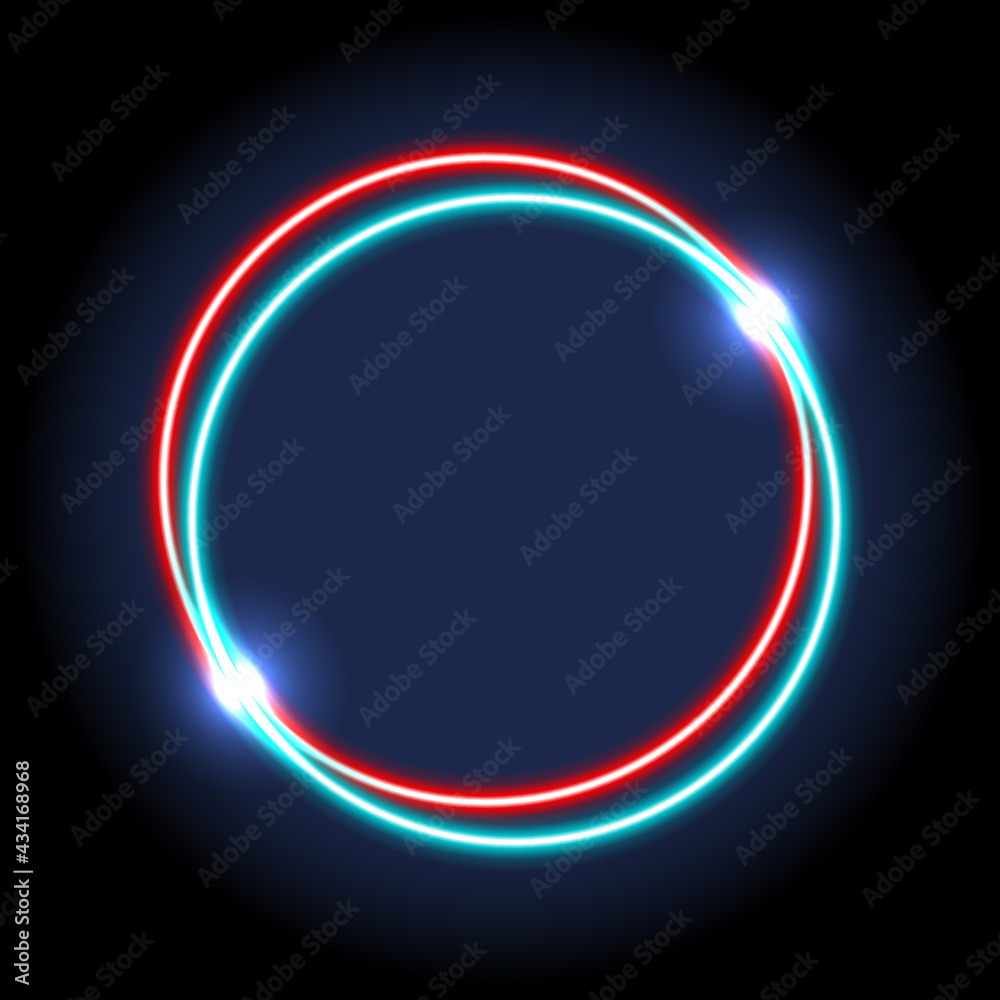 Bright decorative luminous frame with shining effect Bright decorative luminous frame with shining effect