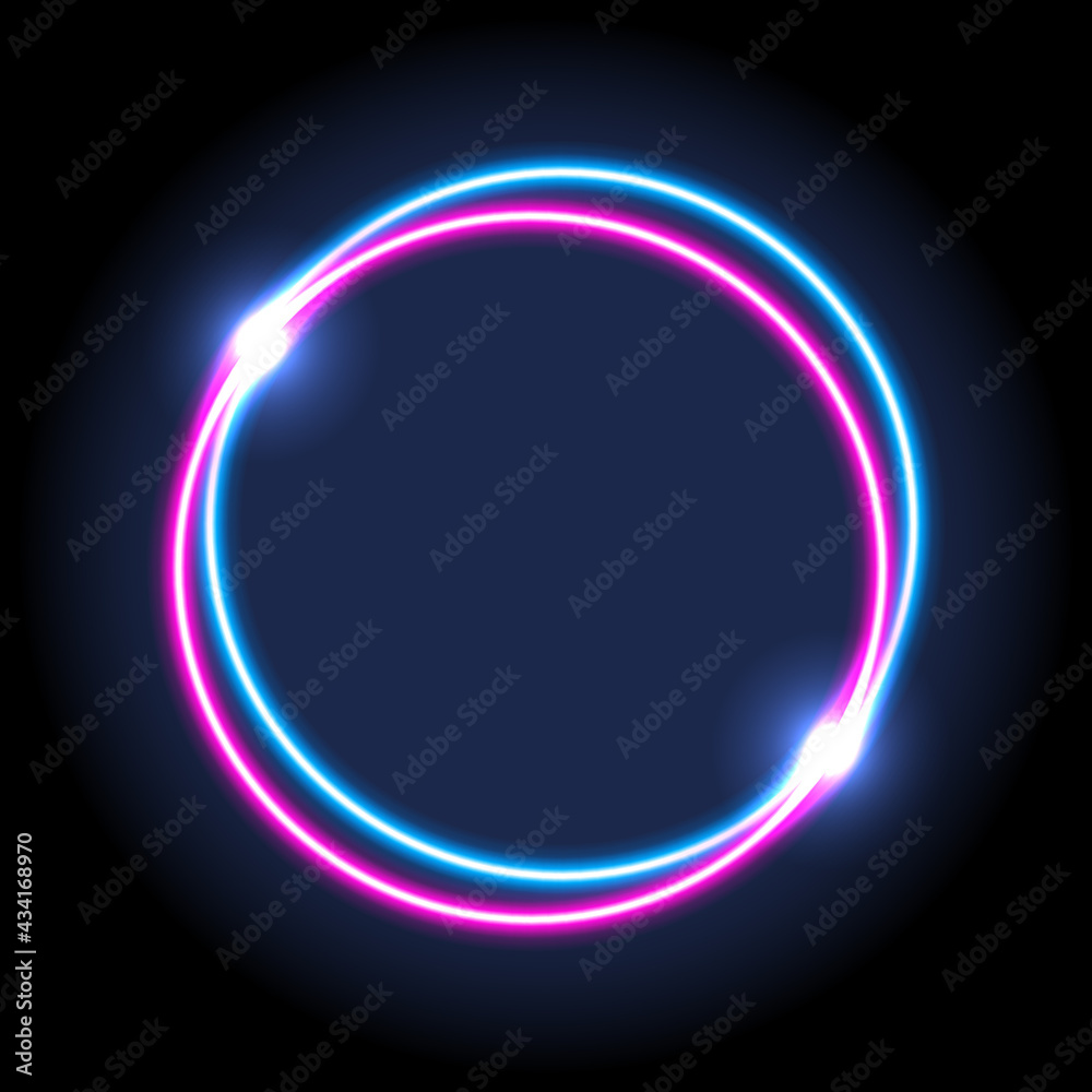 Bright decorative luminous frame with shining effect Bright decorative luminous frame with shining effect