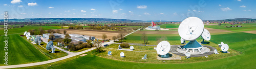 Foto earth communication area in raisting