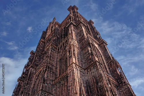 Architecture of the Strasbourg Cathedral, France