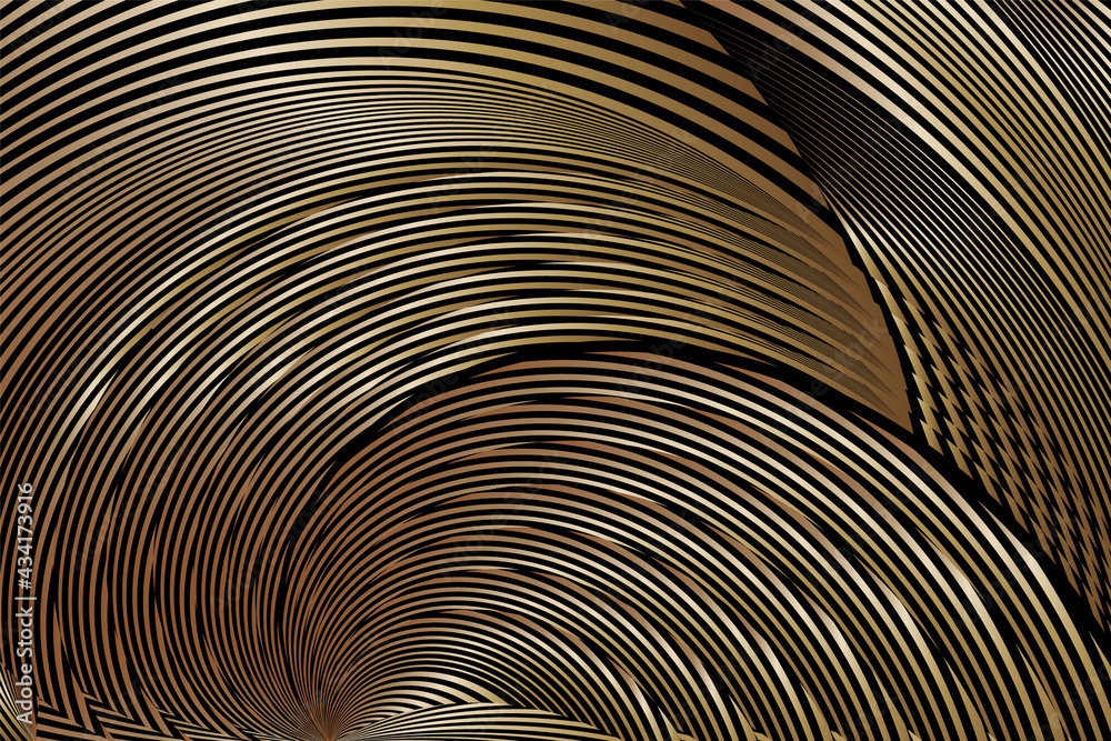 Fototapeta premium Gold metallic effect background.