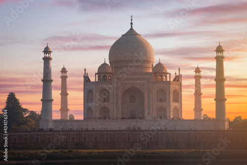monument architecture Taj Mahal in Agra.
