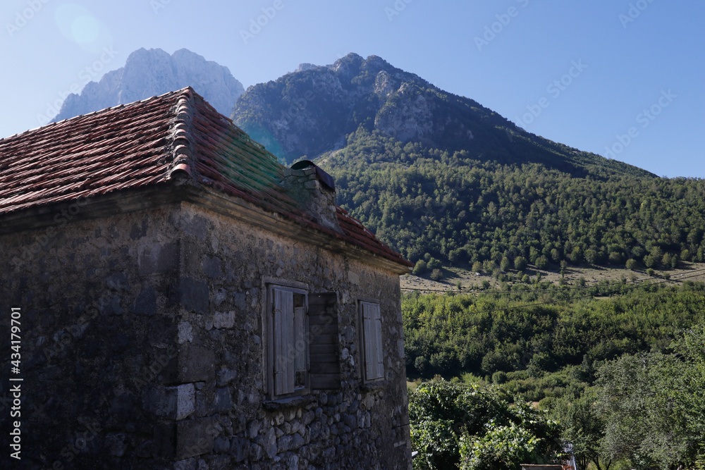 old house in the mountains (Albanian Alps Theth 2,790 ft) old house in the mountains (Albanian Alps Theth 2,790 ft)