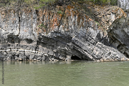 Rocks on the banks of the Zilim river.