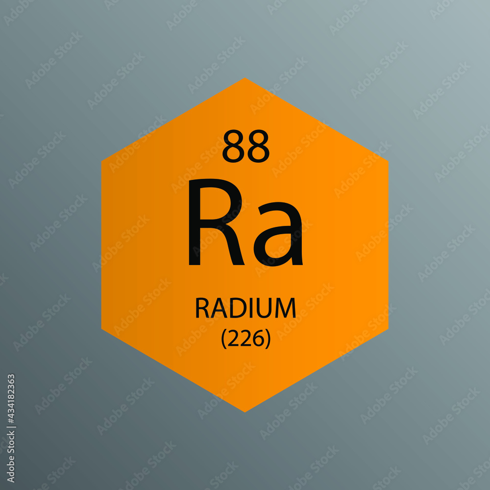 Vecteur Stock Ra Radium Alkaline Earth