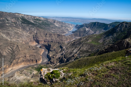 Sulak Canyon is the deepest canyon in Europe. Depth 1920 meters, length 53 km. Located in the valley of the Sulak River. Dagestan, Russia