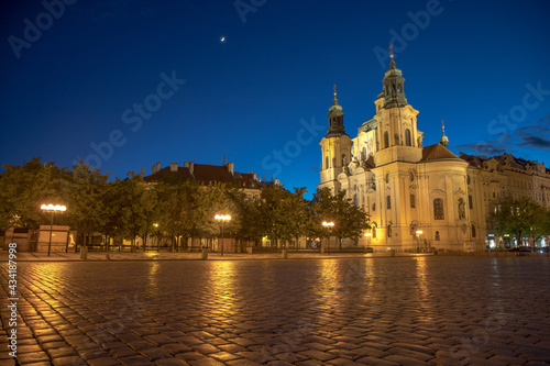 Church of St. Nicholas on Old Town Square in Prague