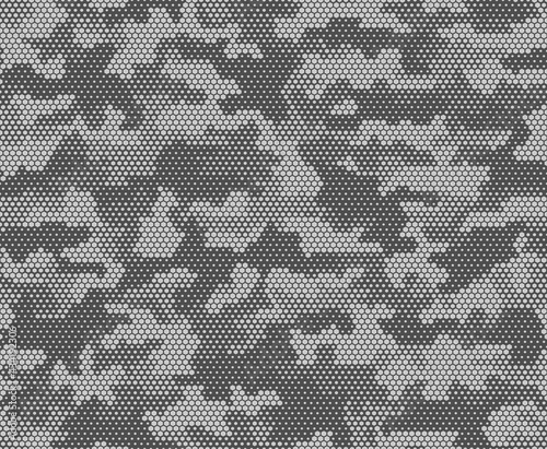 
Camouflage background gray background digital seamless pattern on textiles.