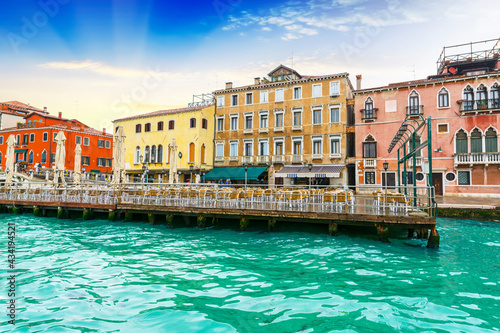 Along the canals of Venice