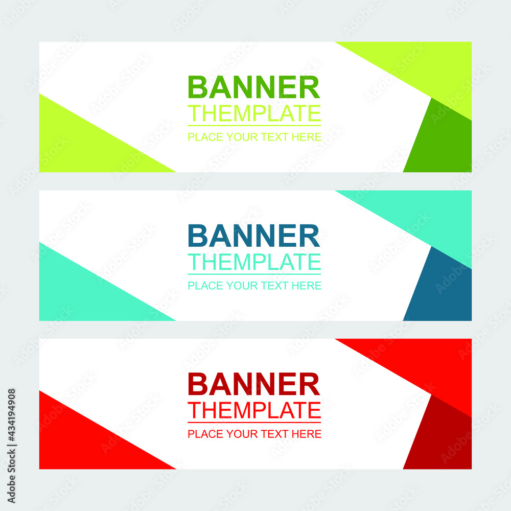Set of abstract vector banners design. Collection of web banner template. modern template design for web ads flyer poster background Set of abstract vector banners design. Collection of web banner template. modern template design for web ads flyer poster background