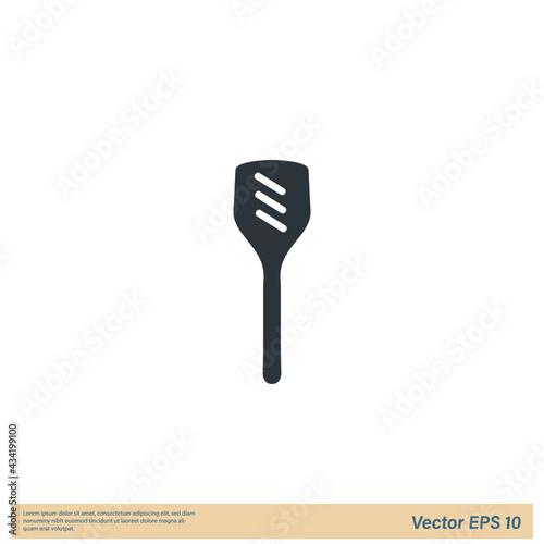 spatula icon vector illustration logo template