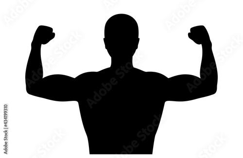 Strong biceps and triceps