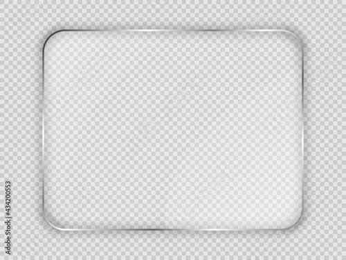 Wallpaper Mural Glass plate in rounded rectangular frame Torontodigital.ca