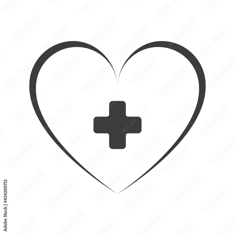 Blood drop icon. Cross, heart and donation. Web design. Illustration. Blood drop icon. Cross, heart and donation. Web design. Illustration.