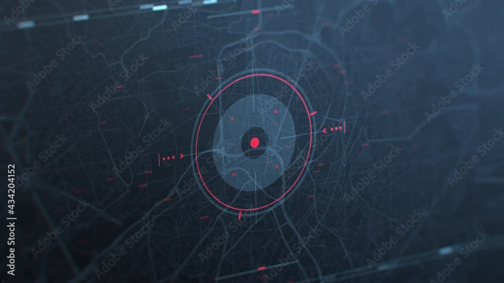 Ai GPS location scanning interface. SIM card tracking and following by spy security program. Special data. Target dynamic indicators. Satellite map view. 3D render concept animation. National Security Ai GPS location scanning interface. SIM card tracking and following by spy security program. Special data. Target dynamic indicators. Satellite map view. 3D render concept animation. National Security