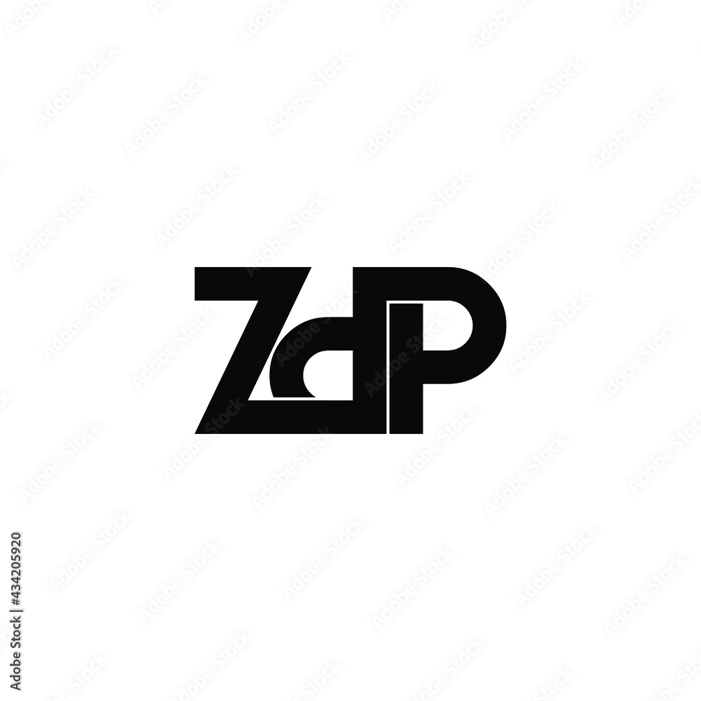 zdp letter original monogram logo design zdp letter original monogram logo design