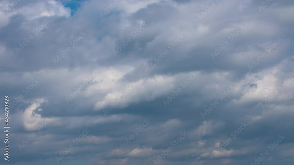 Fluffy cumulus clouds moving fast in time-lapse. Daylight, cloudy heaven motion background. Timelapse of beautiful clouds transforming in blue sky, cloudscape, cloud overhead Fluffy cumulus clouds moving fast in time-lapse. Daylight, cloudy heaven motion background. Timelapse of beautiful clouds transforming in blue sky, cloudscape, cloud overhead