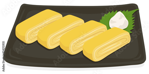 Japanese Rolled Omelette – Dashimaki Tamago
