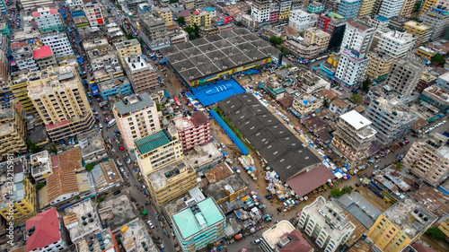 aerial view of Dar es Salaam  Tanzania