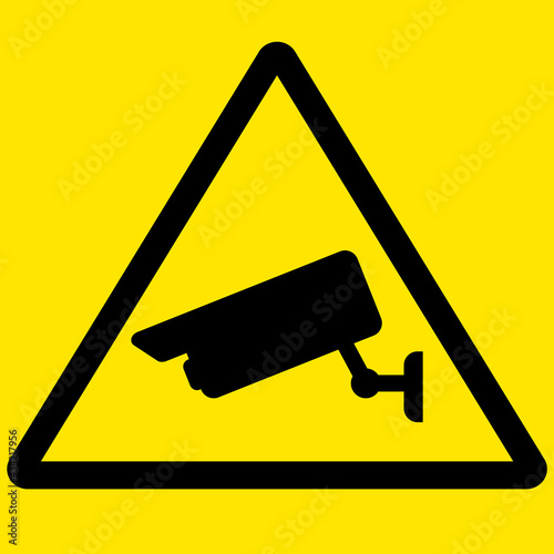 CCTV camera symbol sign. video surveillance symbol. CCTV Camera logo. flat style.